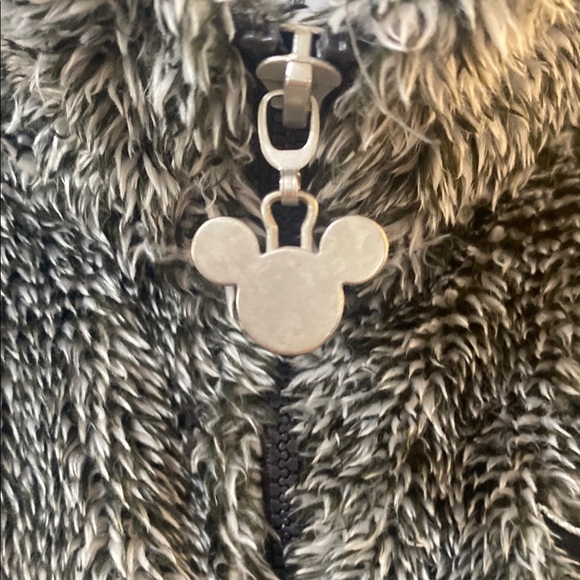 Disney Faux Fur Jacket with Mickey Charm - Picture 3 of 5
